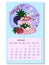 Drinks calendar: with seasonal dessert drawings of various tea, coffee, cocoa. Teas with prescription ingredients