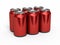 Drinks cans red