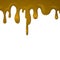 Dripping caramel. EPS10 vector