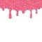 Dripping Pink Donut Glaze Background