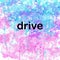 Drive Inspirational Powerful Motivational Word on Watercolor Background