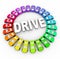 Drive - Many Colorful Cars in Circle