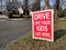 Drive Safely Sign, Slow Down, Drive Like Your Kids Live Here