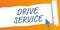 Drive service label illustration
