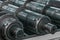Drive shafts in factory close