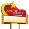 Drive in theater sign banner