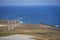 Drive to Teno and view to wind turbines on Tenerife