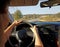 Driver drive steering wheel