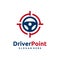 Driver point logo vector