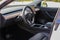 Driver`s seat of the interior car Tesla Model Y