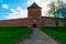 Driveway leading to the tower of Novgorod Kremlin