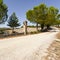 Driveway to the Italian manor house