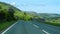 Driving A4086 road in stunning scenery of Snowdonia