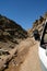 Driving along the access road to the Minaret of Jam, a UNESCO site in central Afghanistan.