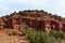 Driving along Jemez Mountain National Scenic Byway in New Mexico