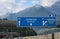 Driving directions on the highway to go to Innsbruck in Austria