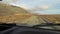 Driving in Iceland, gravel road