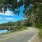 Driving through the marsh area of northeast Florida