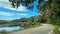 Driving through the marsh area of northeast Florida