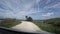 Driving through Merritt Island National Wildlife Refuge Black Point Wildlife Drive in Florida