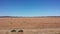 Driving the Nullabor on a highway in the Australian Outback