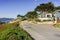 Driving on the Pacific Ocean coast, in Carmel-by-the-sea, Monterey Peninsula, California