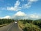 Driving on the prairie Road