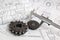 Driving sprockets, caliper and engineering drawings