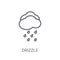 Drizzle icon. Trendy Drizzle logo concept on white background fr