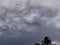 Drmatic rainy clouds visible in the monsoon sky