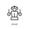 Droid icon from Science collection.