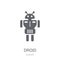 Droid icon. Trendy Droid logo concept on white background from S