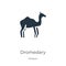 Dromedary icon vector. Trendy flat dromedary icon from religion collection isolated on white background. Vector illustration can