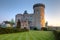 Dromoland Castle at dusk in west Ireland.