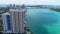 Drone aerial Miami Beach Florida, USA