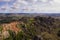 Drone aerial panorama view of Monsanto historic village, in Portugal