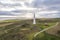 Drone aerial photograph of Cape Wickham Lighthouse