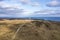 Drone aerial photograph of a communications tower on King Island