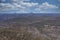 Drone aerial photograph of the Explorers Range in the Blue Mountains in Australia