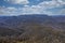 Drone aerial photograph of the Explorers Range in the Blue Mountains in Australia