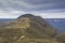 Drone aerial photograph of Mount Banks in The Blue Mountains in Australia