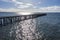 Drone aerial photograph of the Naracoopa Jetty on King Island