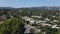 Drone Aerial View, Beverly Hills, California USA, Rich Residential Neighborhood