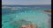 Drone aerial view of boats in Maddalena Archipelago, Sardinia, Italy.