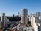 Drone aerial view of cityscape of Salvador, Bahia, Brazil. Aerial view of buildings