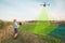drone agriculture infrared inspection of crops