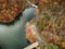 Drone air shot of bridge Prettyboy Reservoir Park, Hampstead, Maryla