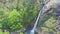 Drone Camera Flies over Waterfall in Vietnamese Highland