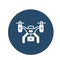 Drone camera Vector Icon easily modify.