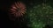 Drone captures fireworks